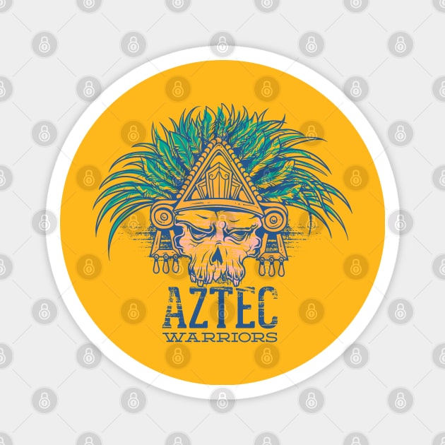 Aztec Warriors Magnet by Verboten